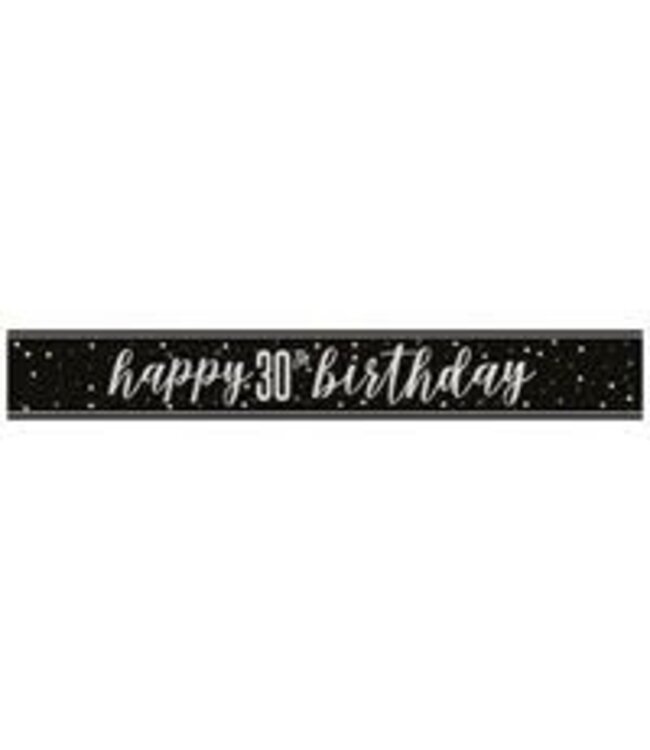 UNIQUE INDUSTRIES INC Birthday Glitz Banner-9ft
