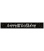 UNIQUE INDUSTRIES INC Birthday Glitz Banner-9ft