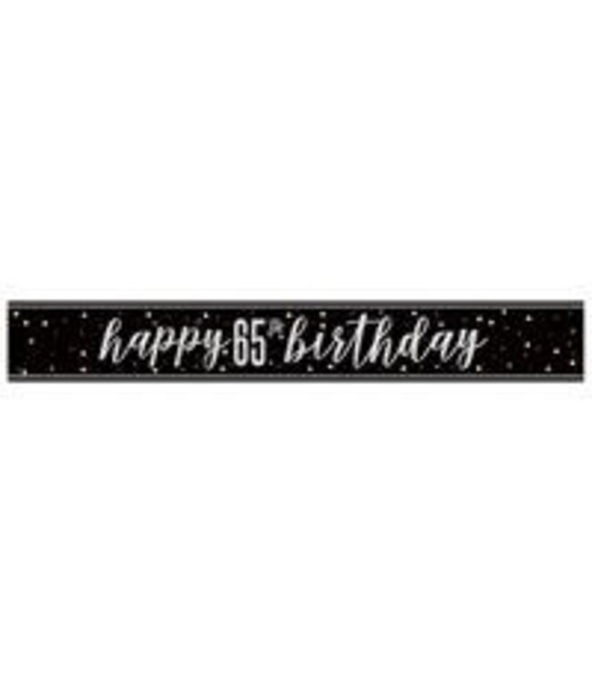 UNIQUE INDUSTRIES INC Birthday Glitz Banner-9ft