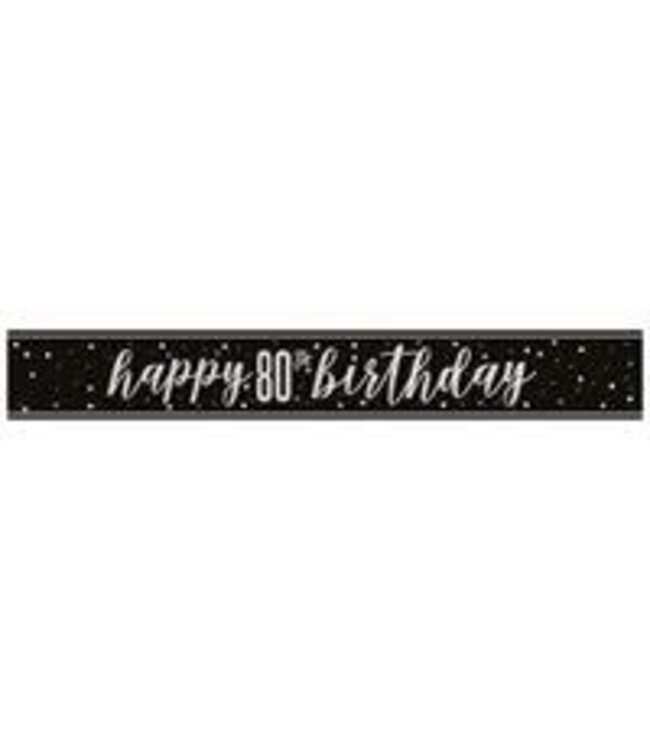 UNIQUE INDUSTRIES INC Birthday Glitz Banner-9ft