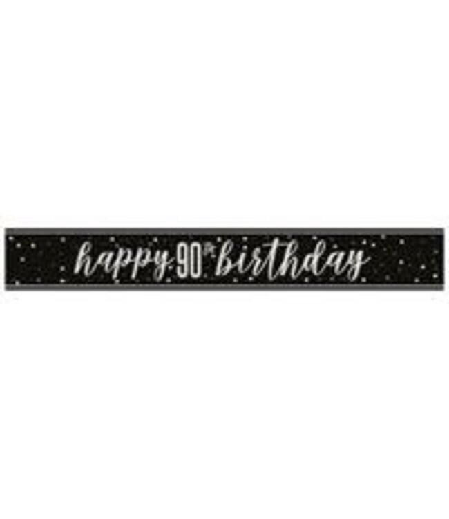 UNIQUE INDUSTRIES INC Birthday Glitz Banner-9ft