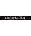 UNIQUE INDUSTRIES INC Birthday Glitz Banner-9ft