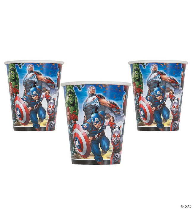UNIQUE INDUSTRIES INC 9 oz. Marvel Comics The Avengers™ Disposable Paper Cups - 8 Ct.