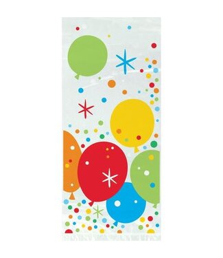 UNIQUE INDUSTRIES INC Glitzy Gold Birthday Cello Bag 20 Pack