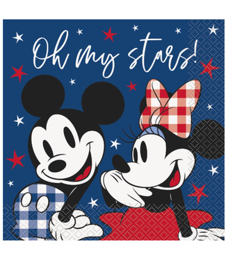 UNIQUE INDUSTRIES INC 16CT LUN MICKEY AND MINNIE OH MY STARS