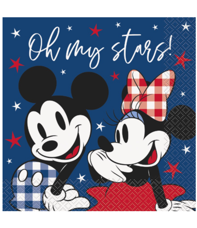 UNIQUE INDUSTRIES INC 16CT LUN MICKEY AND MINNIE OH MY STARS
