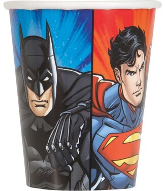 UNIQUE INDUSTRIES INC Justice League Paper Cups (8 pieces)