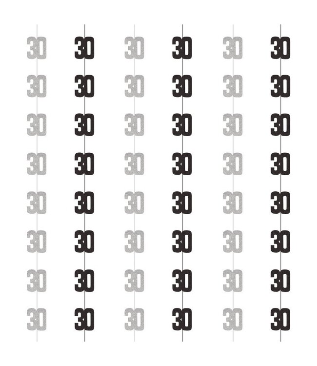 UNIQUE INDUSTRIES INC Birthday Glitz  Hanging Decorations