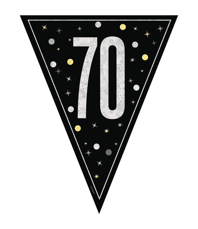 UNIQUE INDUSTRIES INC Glitz Flag Banner-9ft