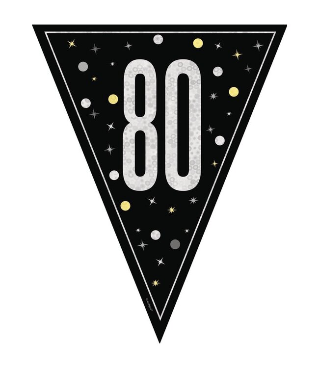 UNIQUE INDUSTRIES INC Glitz Flag Banner-9ft