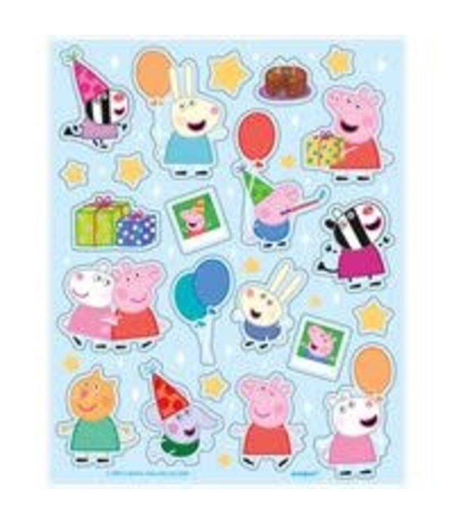UNIQUE INDUSTRIES INC Peppa Pig Sticker Sheets - 88ct