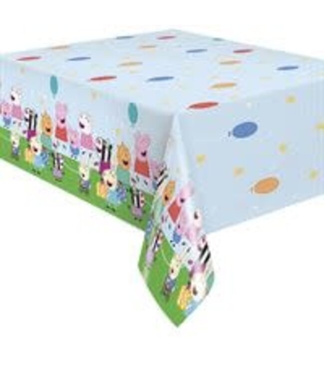 UNIQUE INDUSTRIES INC Peppa Pig Plastic Table Cover (54" X 84")