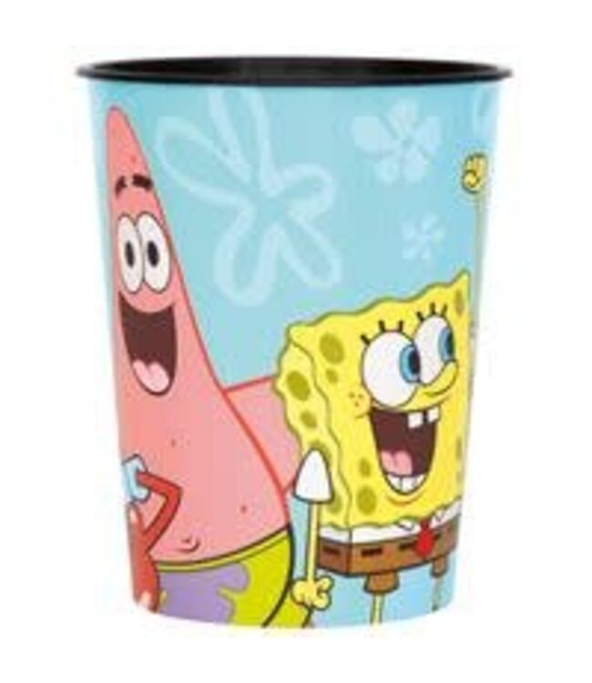 UNIQUE INDUSTRIES INC SpongeBob Reusable Plastic Favor Tumbler-16oz