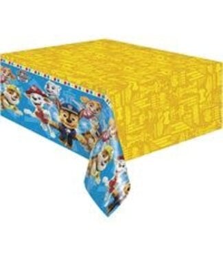 UNIQUE INDUSTRIES INC Paw Patrol Rectangular Plastic Tablecloth-54inX84in