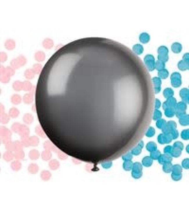 UNIQUE INDUSTRIES INC Confetti Filled Gender Reveal Balloon-24in