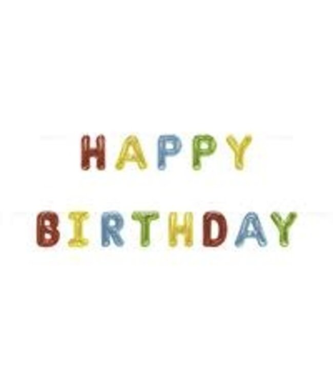UNIQUE INDUSTRIES INC Happy Balloon Birthday Banner-9ft