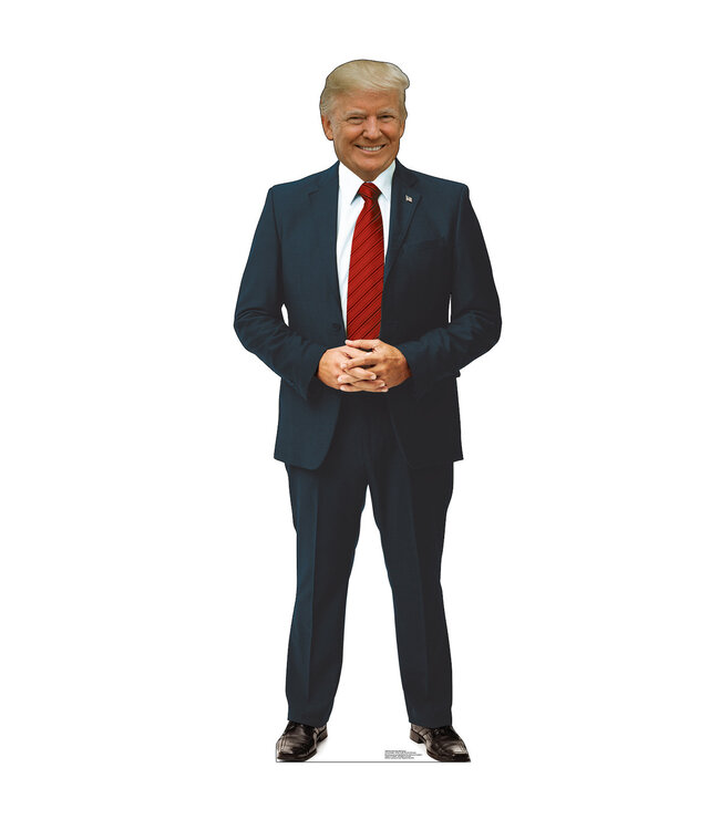 Cardboard Cutout of President Donald Trump Life-Size