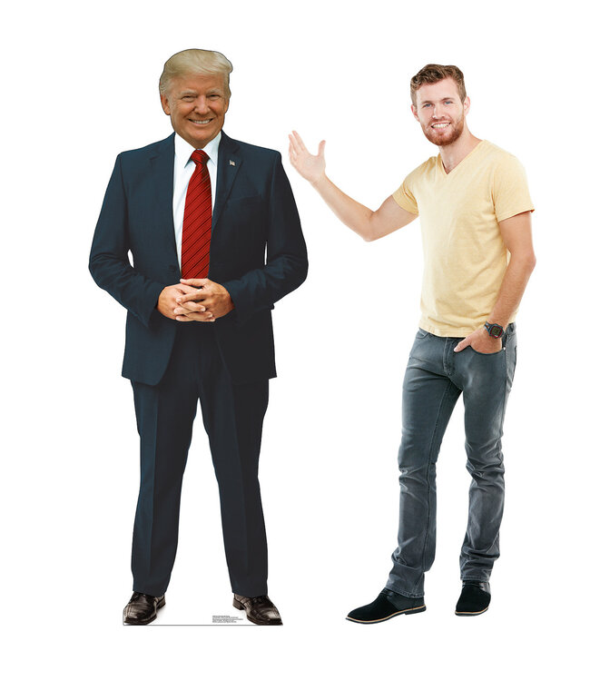 Cardboard Cutout of President Donald Trump Life-Size