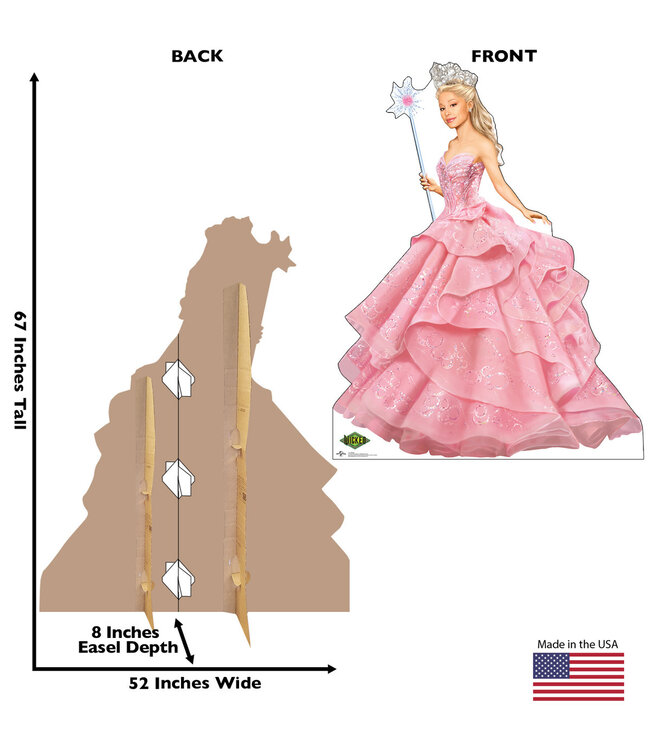 ADVANCED GRAPHICS INC. Glinda Life-Size Cardboard Cutout