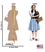 Life-size Dorothy and Toto Wizard of Oz Cardboard Cutout