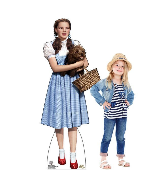 Life-size Dorothy and Toto Wizard of Oz Cardboard Cutout