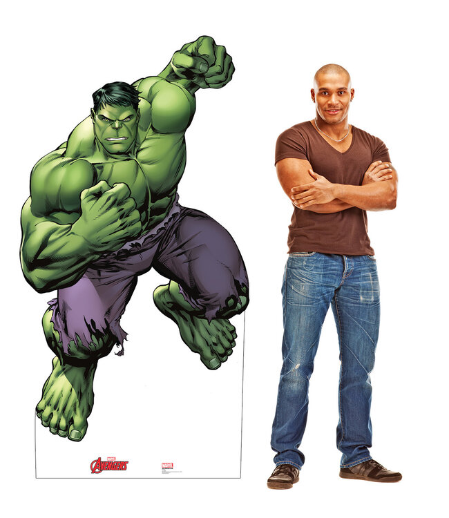 Life-size Hulk Avenger Cardboard Cutout