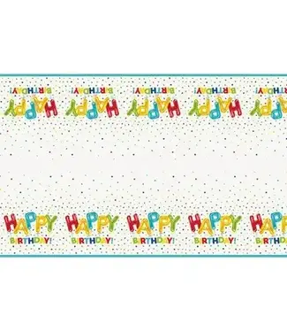 UNIQUE INDUSTRIES INC Happy Balloon Birthday Table Cover