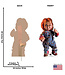 Life-size Cardboard Cutout of Chucky with Knife