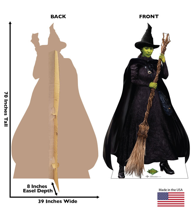 ADVANCED GRAPHICS INC. Elphaba Life-Size Cardboard Cutout