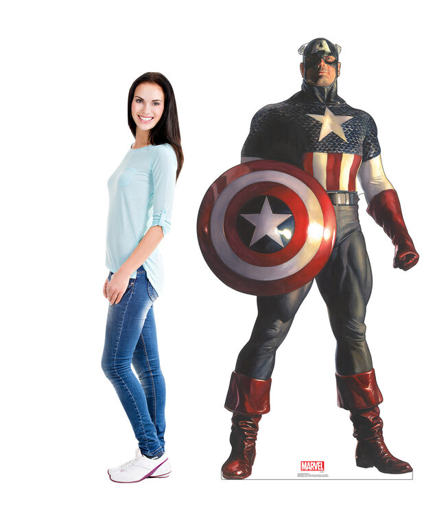 Life-size Cardboard Cutout Captain America Timeless
