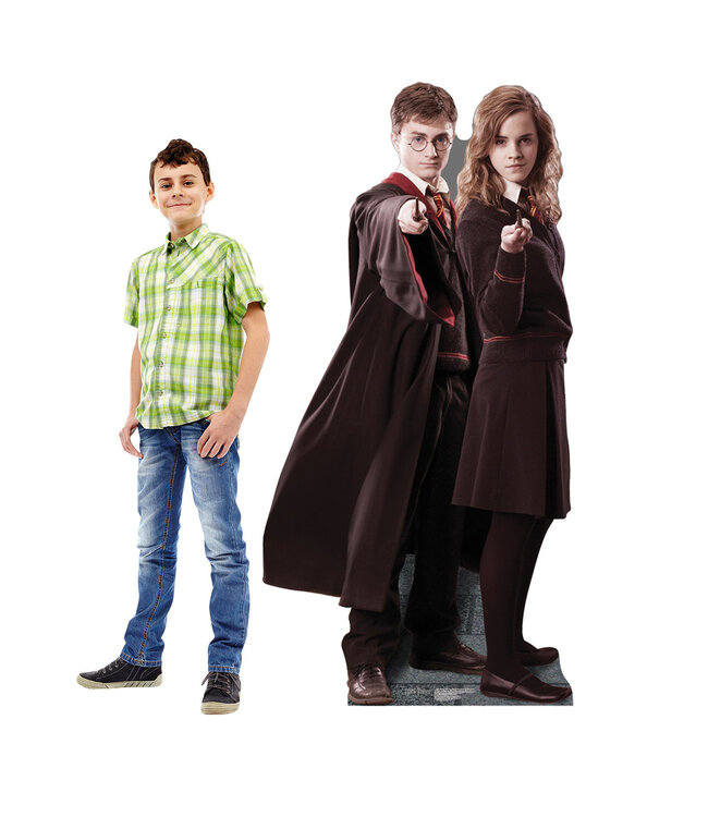 Life-size Harry Potter and Hermione Granger Cardboard Cutout