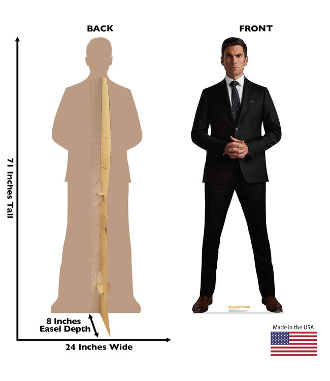 Life-size Jamie Dutton Yellowstone Cardboard Cutout