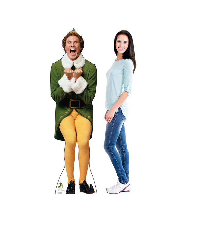ADVANCED GRAPHICS INC. Life-size Excited Buddy Elf Cardboard Cutout Will Ferrell