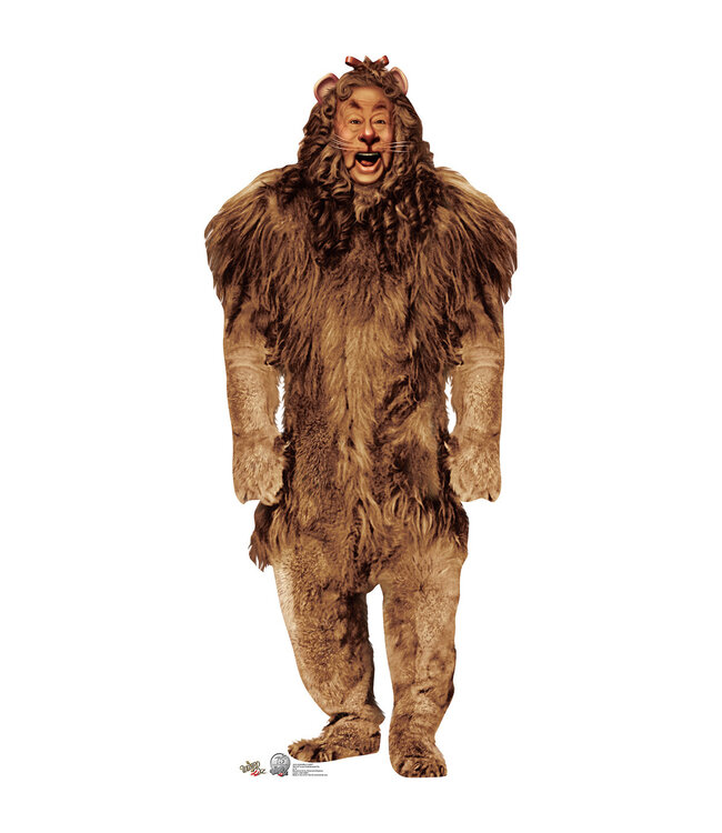 Life-size Cowardly Lion Wizard of Oz Cardboard Cutout