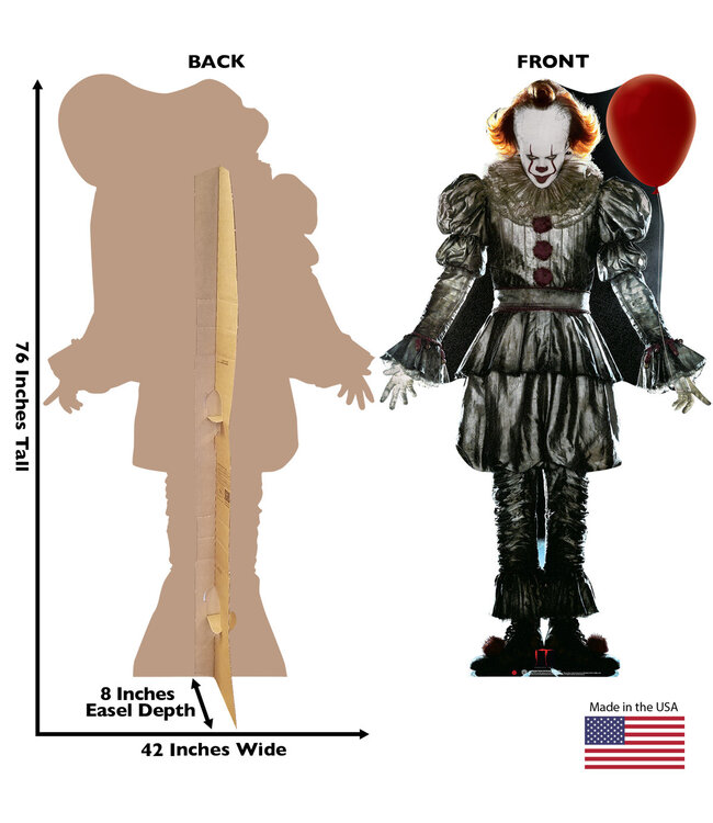 ADVANCED GRAPHICS INC. Pennywise with Balloon from IT Chapter 2 Cardboard Cutout