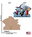 Life-size Lock, Shock & Barrel Cardboard Cutout