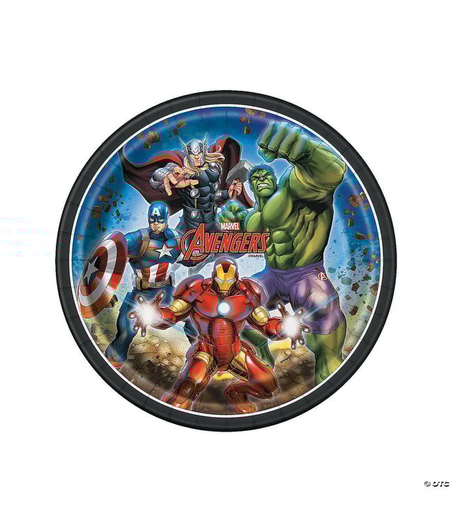 UNIQUE INDUSTRIES INC Marvel Comics The Avengers™ Party Warrior Paper Dinner Plates - 8 Ct.