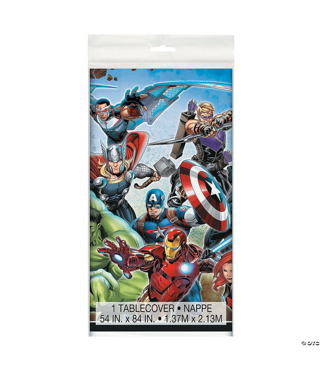 UNIQUE INDUSTRIES INC 54" x 84" Marvel Comics The Avengers™ Tablecloth