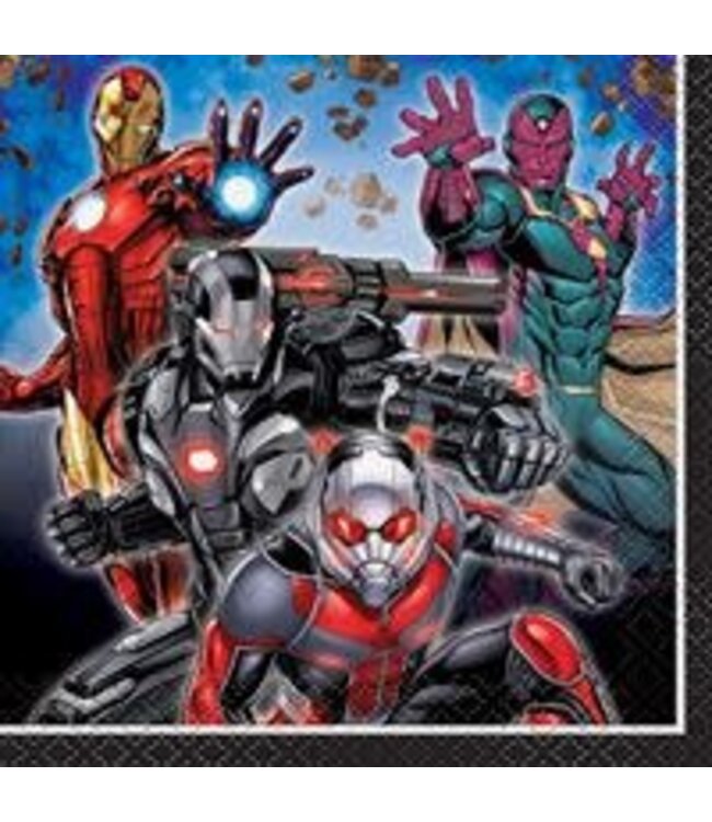 UNIQUE INDUSTRIES INC Marvel Comics The Avengers™ Beverage Napkins - 16 Pc.
