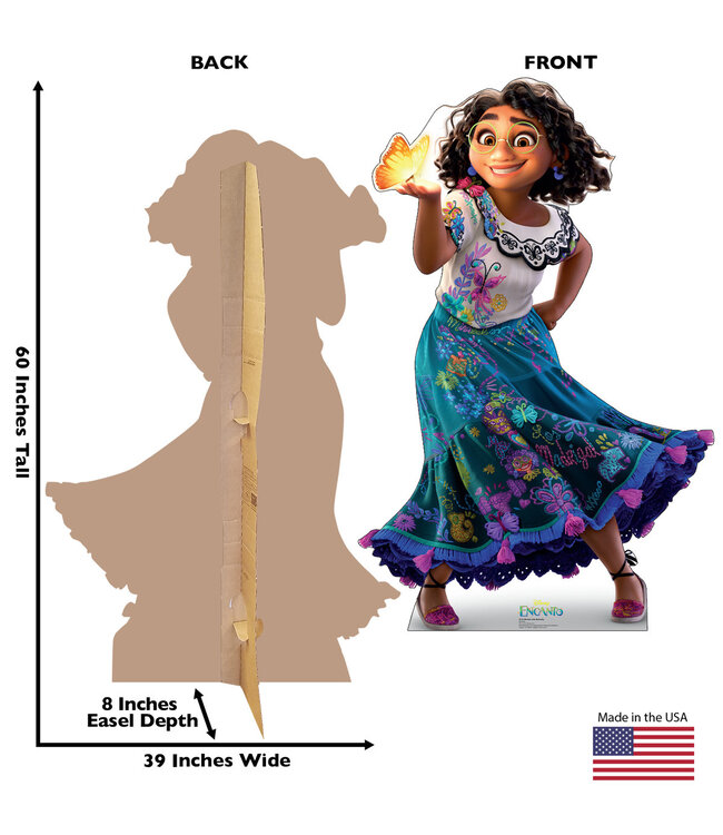 Life-size Mirabel with Butterfly Cardboard Cutout