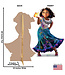 ADVANCED GRAPHICS INC. Life-size Mirabel with Butterfly Cardboard Cutout