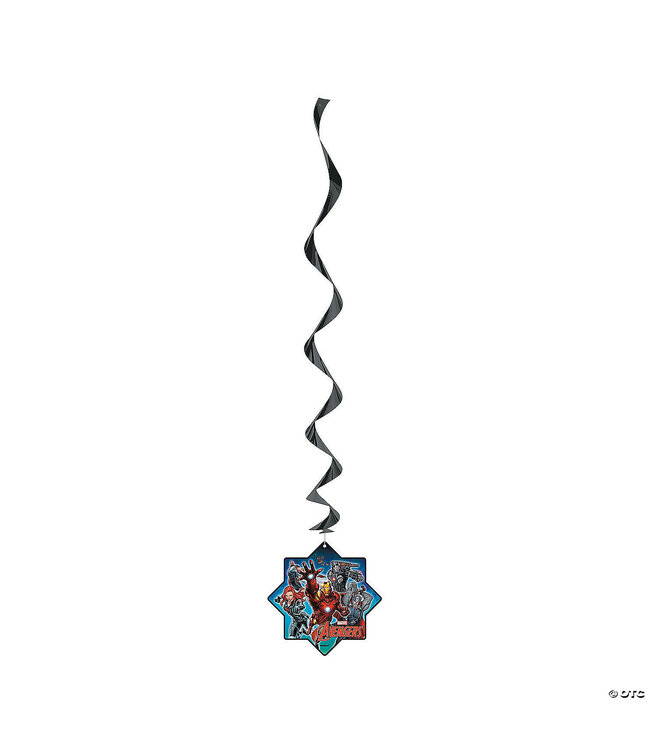 UNIQUE INDUSTRIES INC Marvel Comics The Avengers™ Hanging Swirl Decorations - 3 Pc.