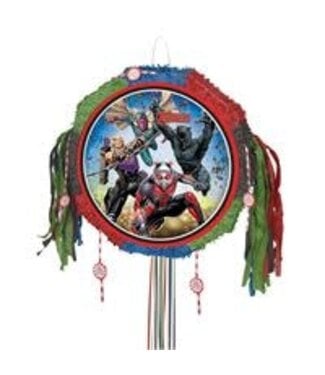 UNIQUE INDUSTRIES INC Avengers Pull String Pinata - 18" x 18", 1 Pc
