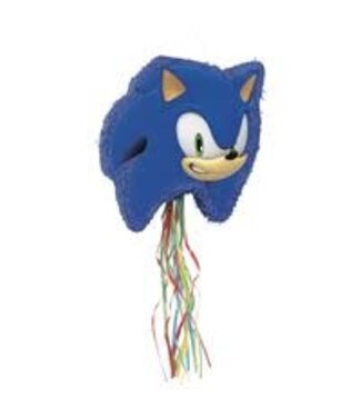 UNIQUE INDUSTRIES INC 17" x 17" Sonic the Hedgehog™  Pull-String Piñata