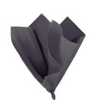 UNIQUE INDUSTRIES INC 26" X 20" Black Tissue Paper Sheets, 10Ct