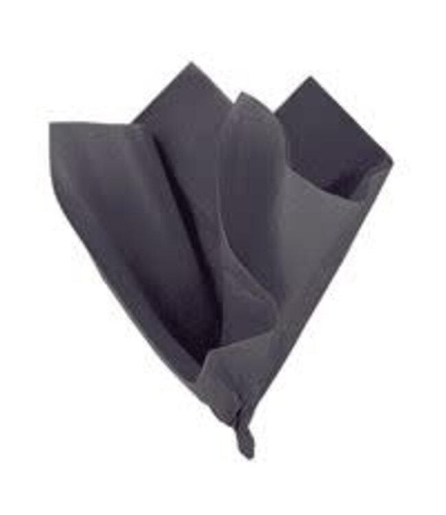 UNIQUE INDUSTRIES INC 26" X 20" Black Tissue Paper Sheets, 10Ct