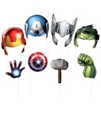 UNIQUE INDUSTRIES INC Avengers Assemble™ Photo Stick Props - 8 Pc.