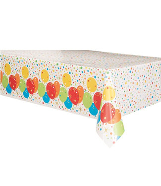 UNIQUE INDUSTRIES INC Glitzy Gold Birthday Plastic Tablecover
