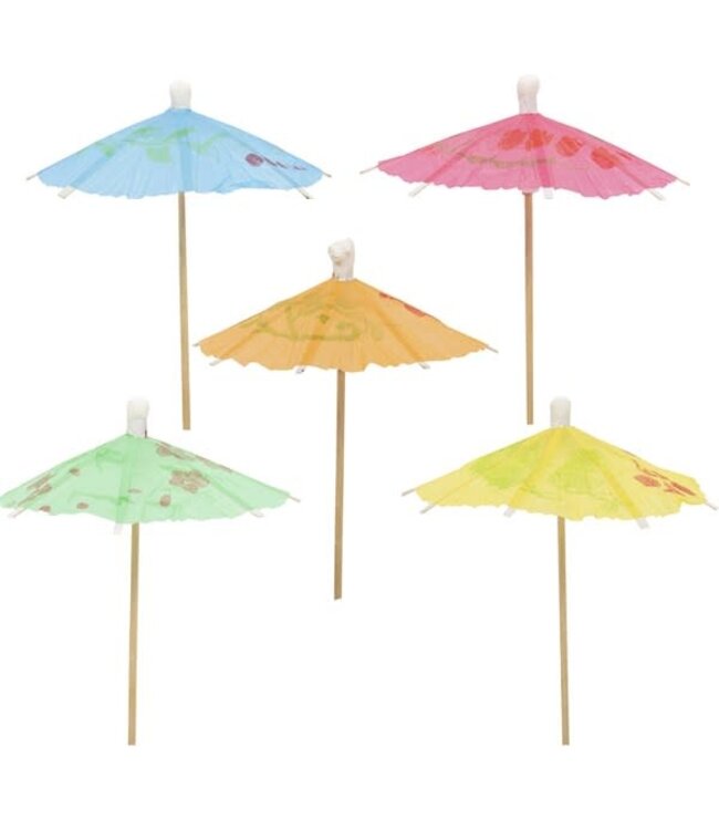 UNIQUE INDUSTRIES INC Cocktail Parasols Picks-144ct