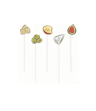 UNIQUE INDUSTRIES INC Wine Night Food Picks-20ct